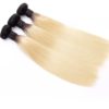 3 Bundles Straight 1b/613 Remy Hair With Closure-hairstyle360