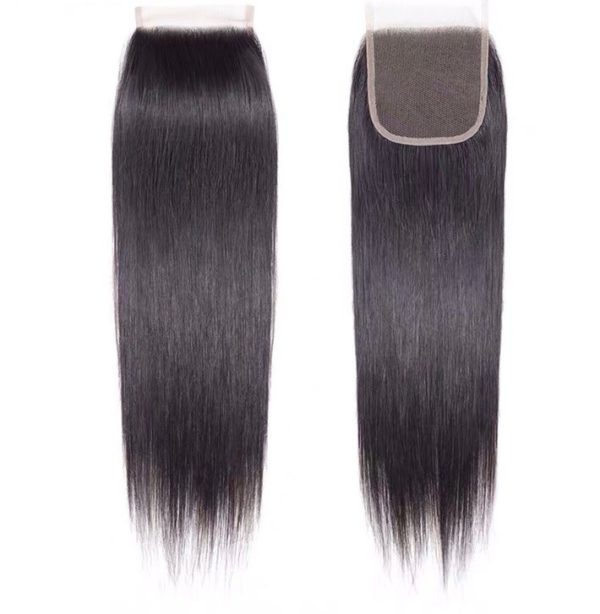 12a Straight Brazilian remy Hair Bundle with Closure UK -Hairstyle360