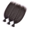 12a Yaki Kinky Straight Brazilian Hair With Closure