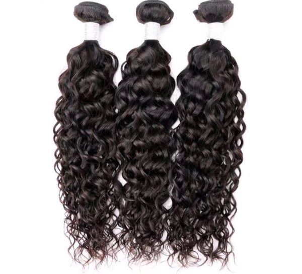 Water Wave Brazilian Hair With Closure[12a grade] remy