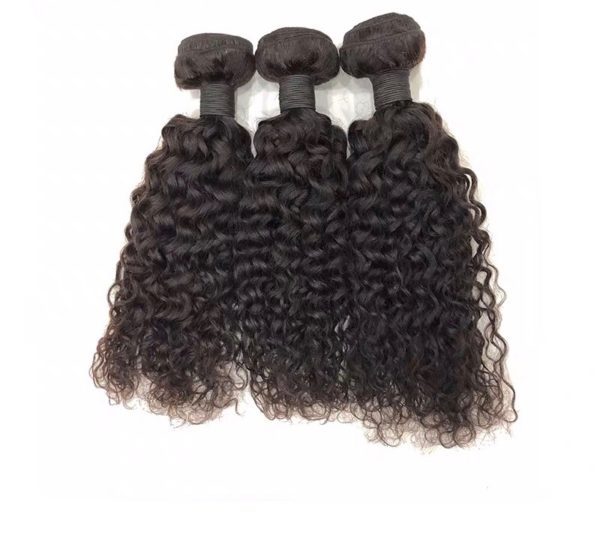 Hairstyle360 12a Deep Curl Wave Brazilian Virgin Human Hair Lace +Closure