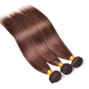 10a Brown Brazilian Straight  Hair with closure