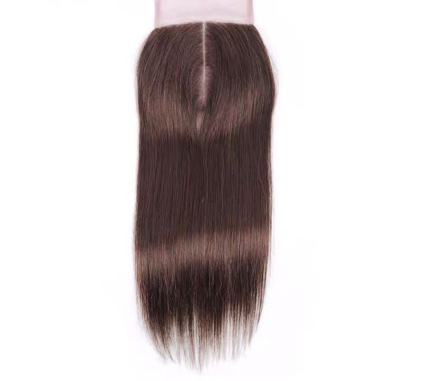 10a Brown Brazilian Straight Hair with closure 2