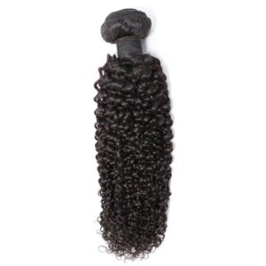 12A Afro Kinky Curl Brazilian Hair With Closure