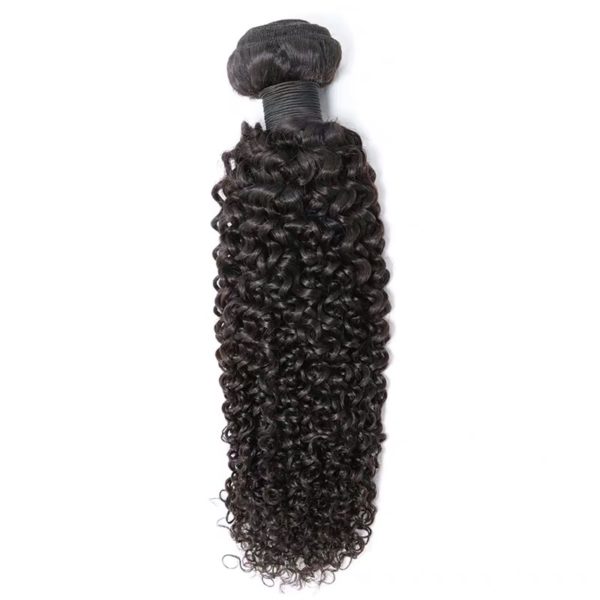 12A Afro Kinky Curl Brazilian Virgin Human Hair With Closure