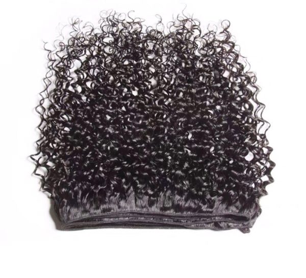 12A Afro Kinky Curl Brazilian Virgin Human Hair With Closure