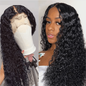 12a Peruvian Kinky Curly Frontal Lace Wig