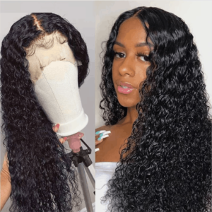 Long kinky 2024 curly lace wig