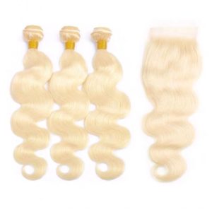 Peruvian Body Wave 613 Blonde Bundle