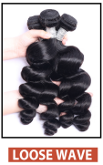 loose wave remy human hair weave