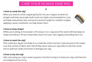 how to care for your wig hairstyle 360