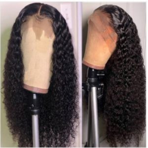 Brazilian Curly hair glueless full lace wig