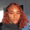 curly hair wig ginger orange full lace wig