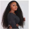 Brazilian Curly hair glueless full lace wig