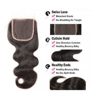 12a Brazilian Body Wave Closure