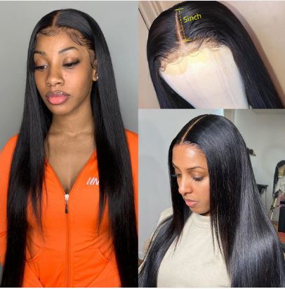 Straight Hair 5x5 Closure Lace Wig,wig install