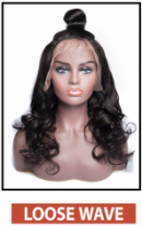 loose wave frontal lace wig